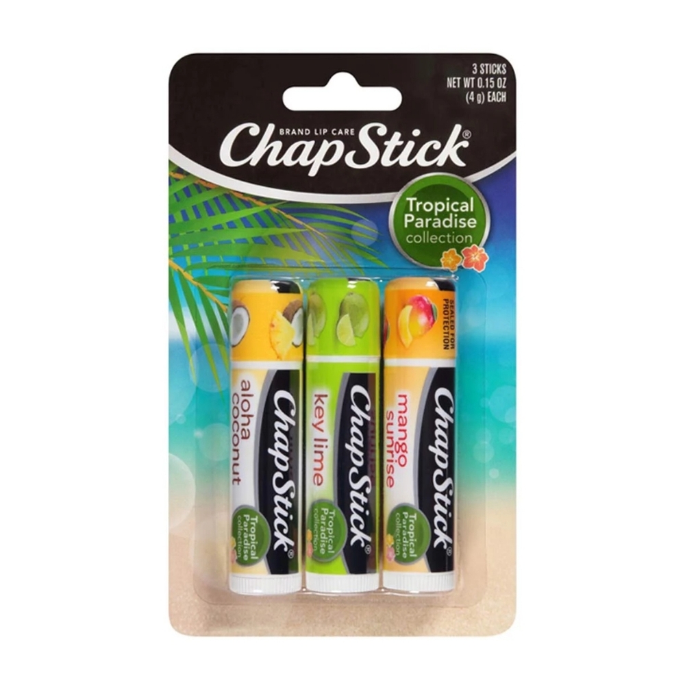 CHAPSTICK Trio Tropical Paradise Lip Balm